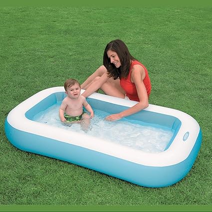 Inflatable kids swimming pool